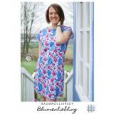 Baumwolle JERSEY Stoff Baumwolljersey Blumen Sommer Blüten Kolibri Floral flower
