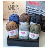 100g ANDES SOCKS Sockenwolle Alpaka SUPERWASH 4-fach Wolle Hellgrau ähnl. REGIA