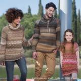 100g AZTECA FINE KATIA Wolle Farbverlauf 213 Strickwolle Winterwolle 